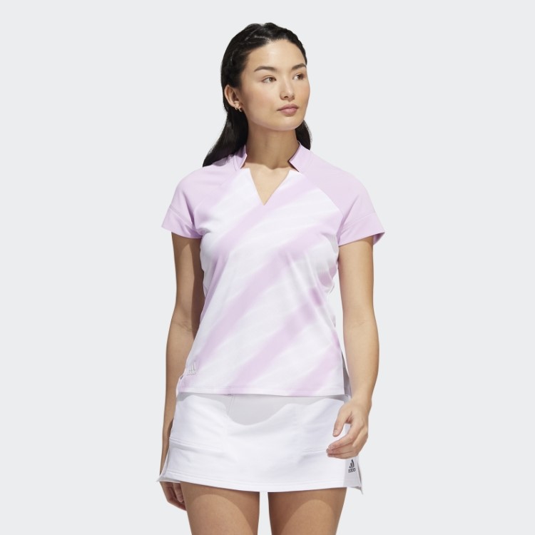 Camisa Polo Adidas Lilás Heat.rdy