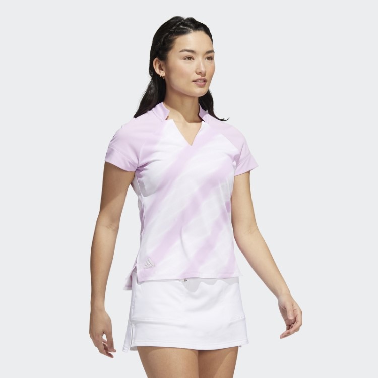 Camisa Polo Adidas Lilás Heat.rdy