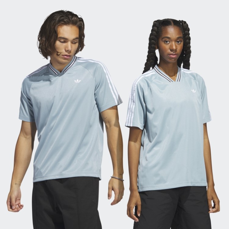 Camisa Cinza Espinha De Peixe (sem Gênero) Adidas