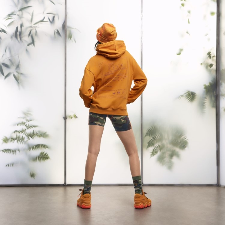 Moletom Com Capuz (todos Os Gêneros) Adidas Focus Orange Fashion