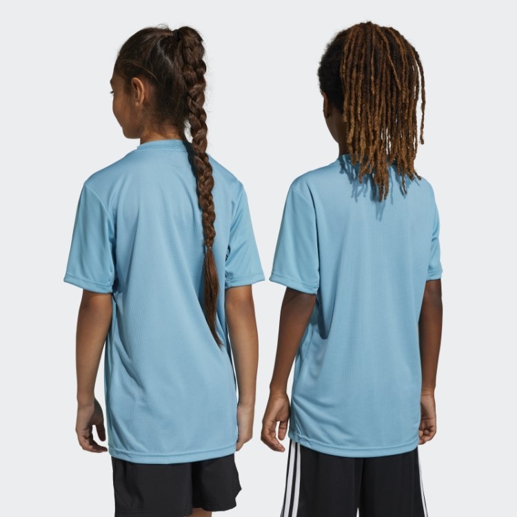 Camiseta Adidas Train Essentials Aeroready Logo Regular Fit Azul