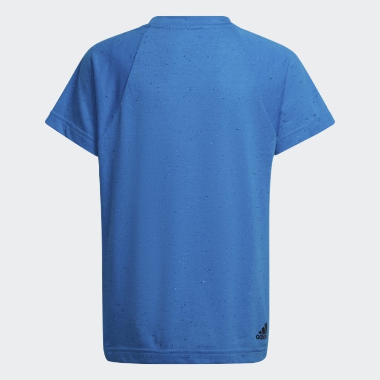 Camiseta De Algodão Solta Com As Três Listras Blue Mel Future Icons Da Adidas