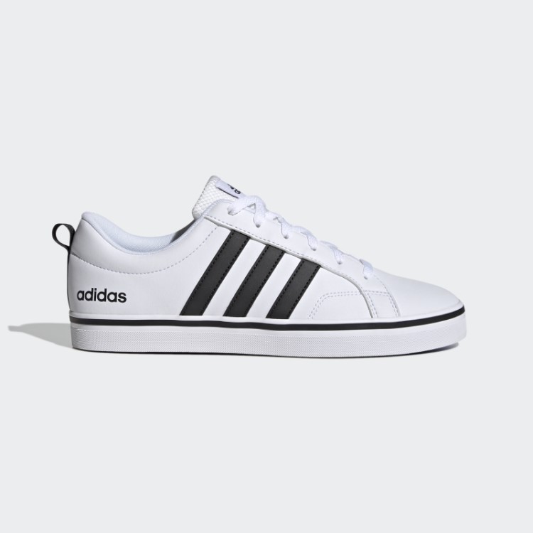 Adidas White Vs Pace 2.0 Com As 3 Listras Nobuck Sintético Da Marca