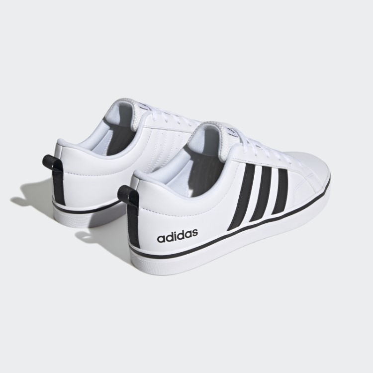 Adidas White Vs Pace 2.0 Com As 3 Listras Nobuck Sintético Da Marca