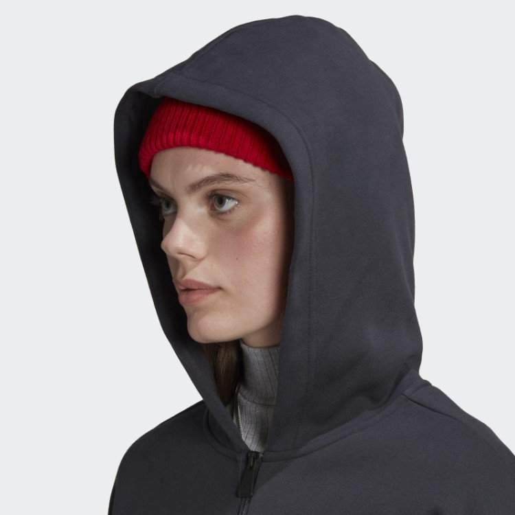 Jaqueta Adidas Fc Bayern Hino Cinza Noite