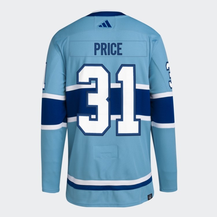Canadiens Price Jersey Reverso Autêntico Com Marca De Palavra Sky Blue 10 Adidas