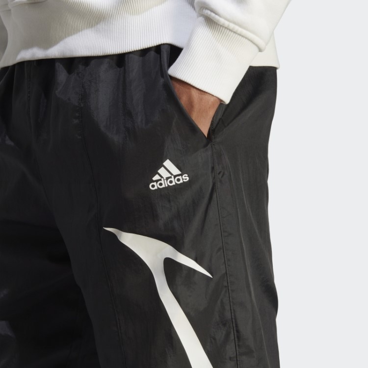 Cuecas De Fato De Treino Em Tecido Adidas Colorblock Pretas