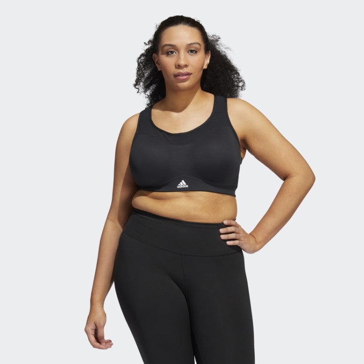 Sutiã Preto Fashion Adidas Tlrd Impact Training De Alto Suporte (tamanho Grande)