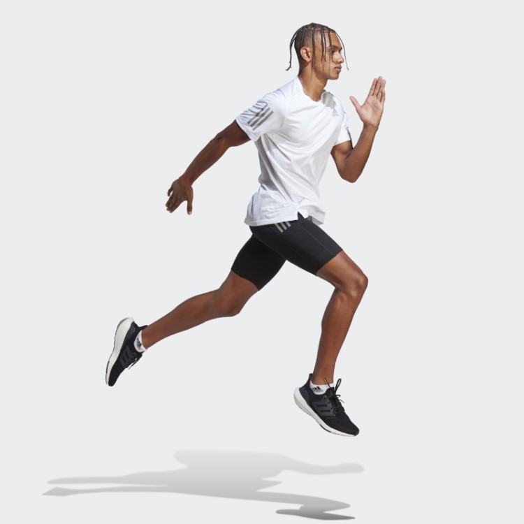 Adidas Possui A Legging 1/2 Run Preta