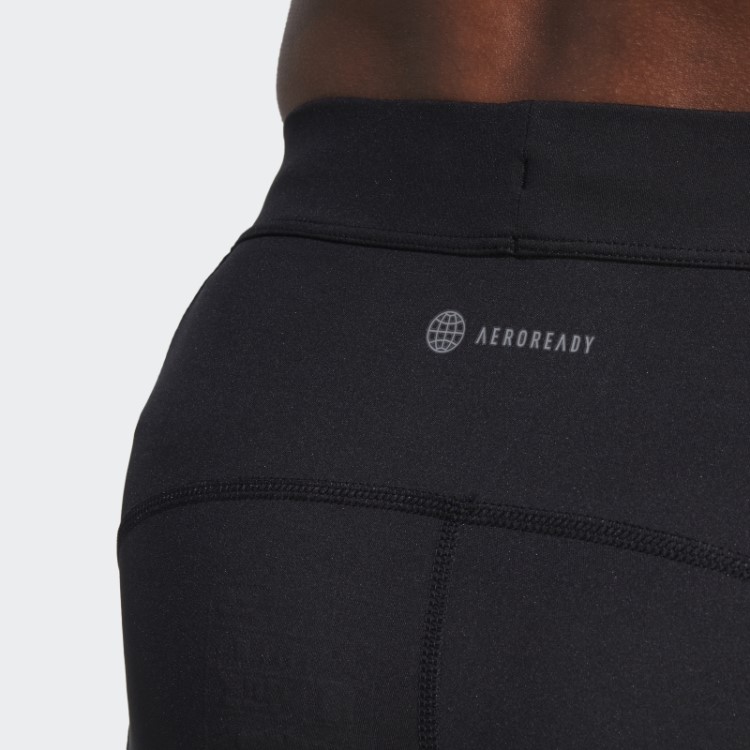 Adidas Possui A Legging 1/2 Run Preta
