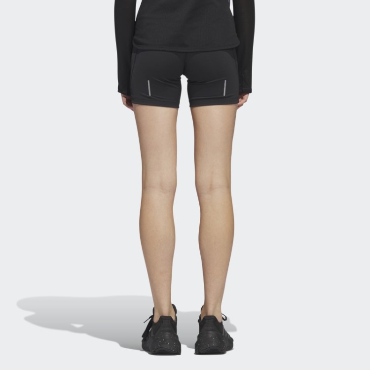 Leggings Curtas De 5 Polegadas De Corrida Diária Preta Adidas Estilosas