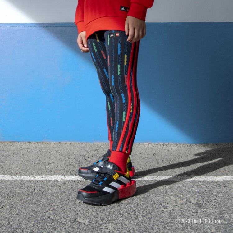 Meia-calça Preta Fashion Adidas X Classic Lego