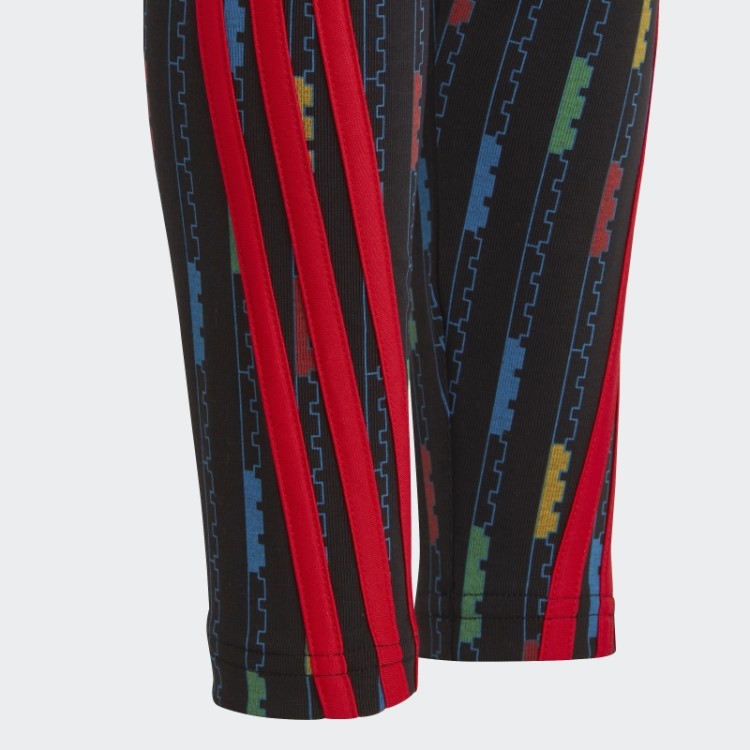 Meia-calça Preta Fashion Adidas X Classic Lego
