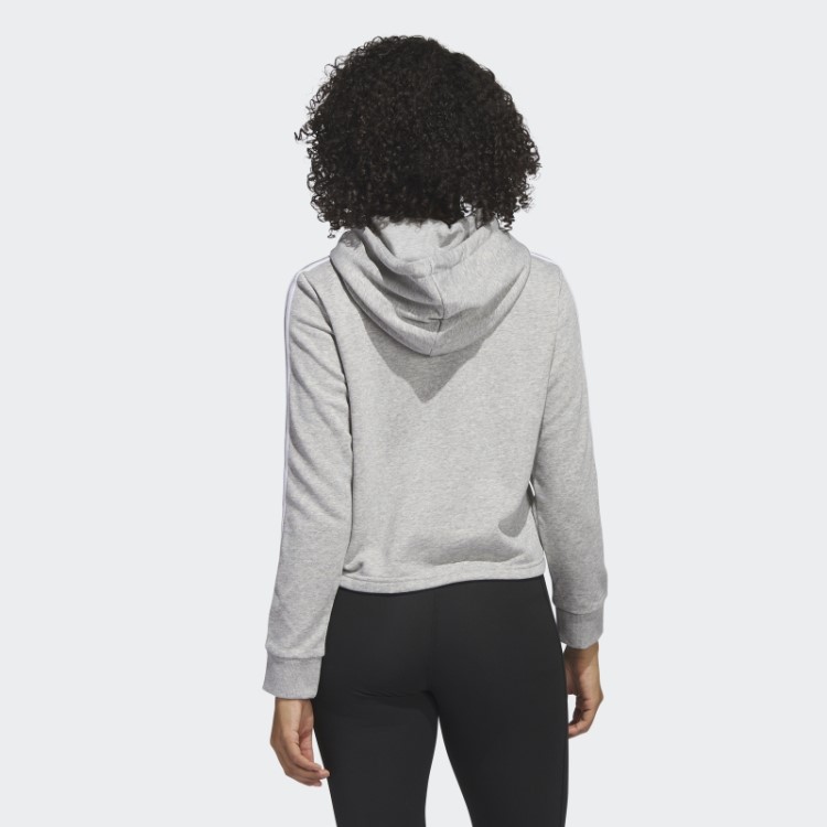 Moletom Cropped Cinza Adidas Argentina