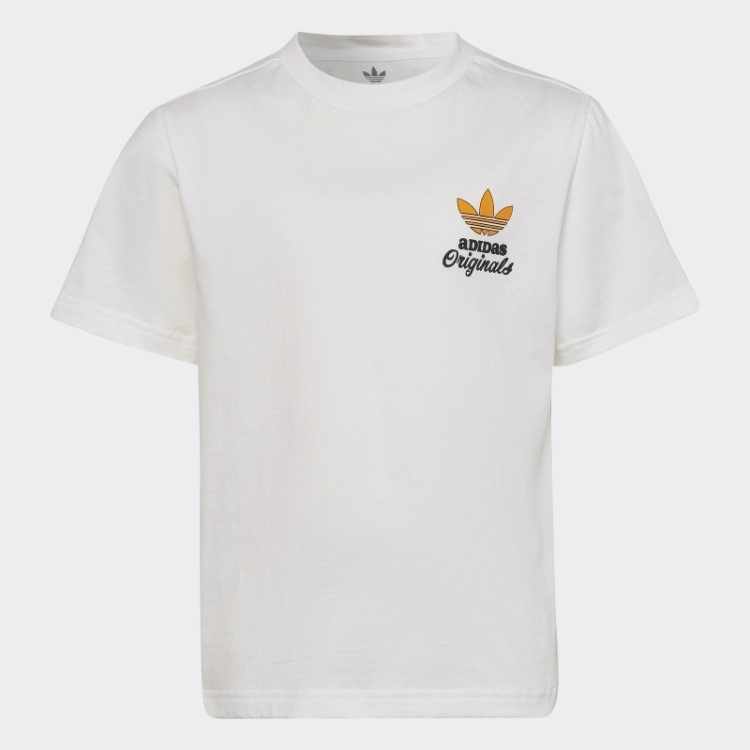 Shorts E Camiseta Trefoil Branco Adidas