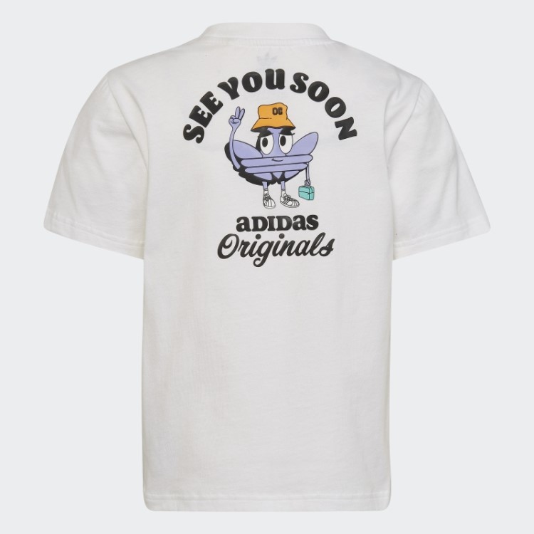 Shorts E Camiseta Trefoil Branco Adidas