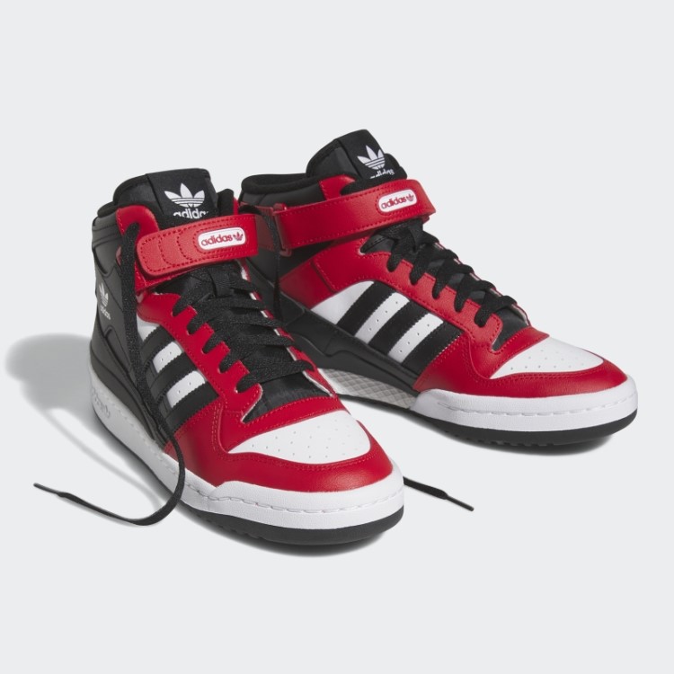Tênis Vermelho Adidas Forum Mid