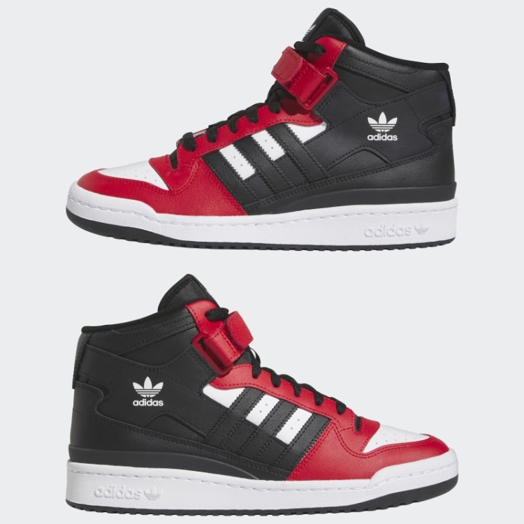 Tênis Vermelho Adidas Forum Mid