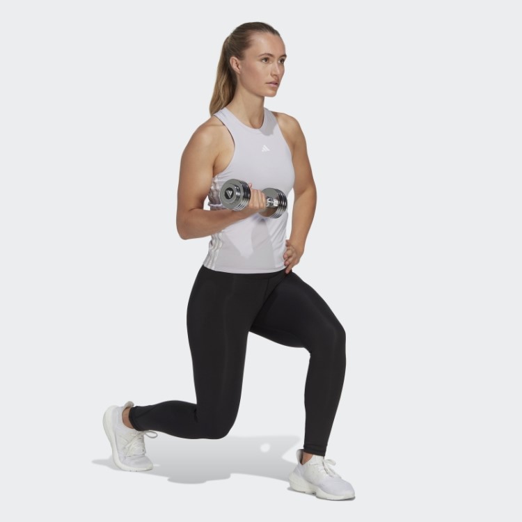 Regata Adidas Aeroready Train Essentials Regular Com As Três Listras Silver Dawn