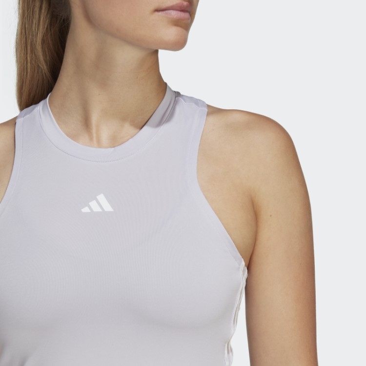 Regata Adidas Aeroready Train Essentials Regular Com As Três Listras Silver Dawn