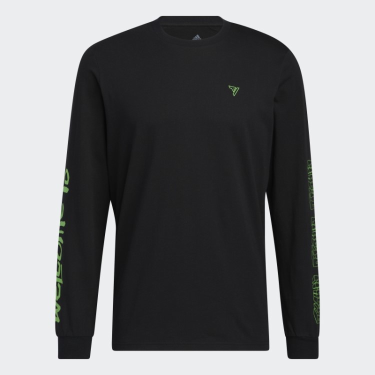 Camiseta Preta Com Gráfico Adidas Trae