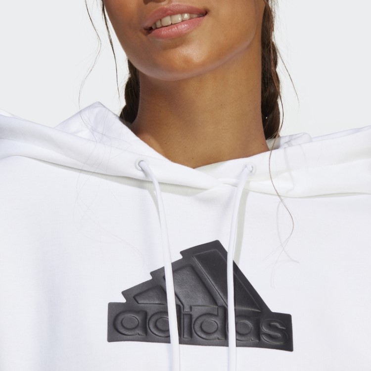 Distintivo De ícones Do Futuro Branco Do Esporte Com Capuz Adidas Fashion