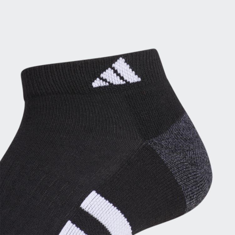 Meias Brancas Adidas Amortecidas De Cano Baixo 3 Pares