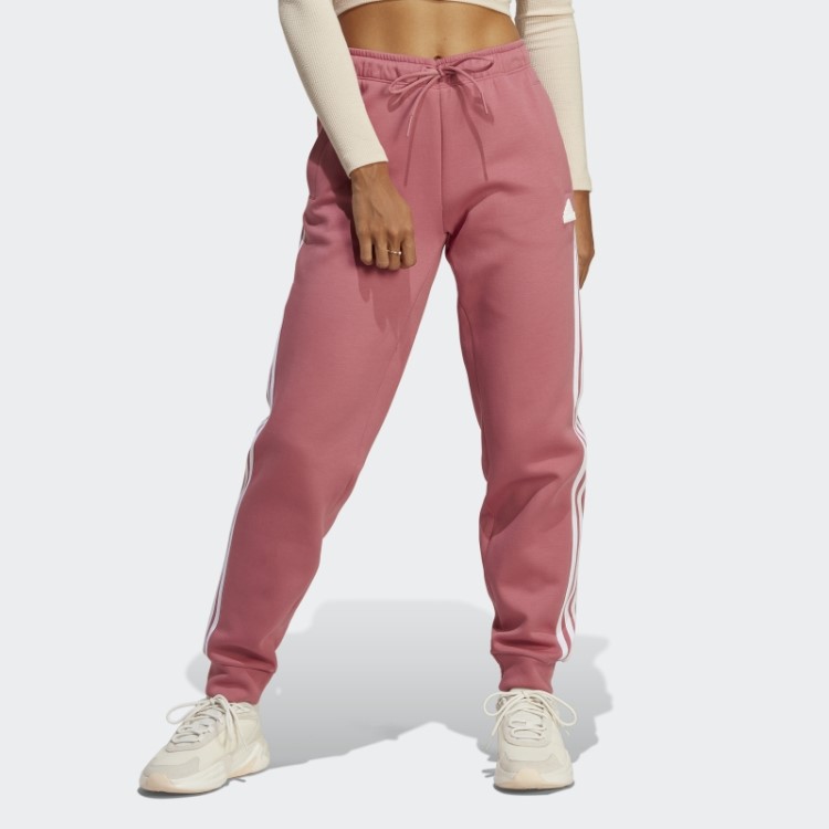 Calça Regular Com As Três Listras Pink Future Icons Da Adidas