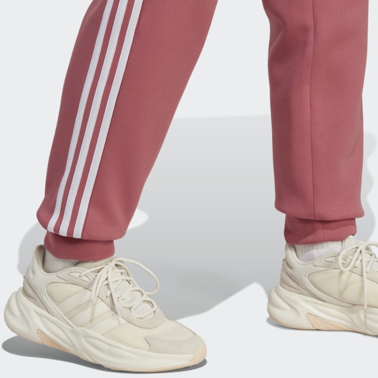 Calça Regular Com As Três Listras Pink Future Icons Da Adidas