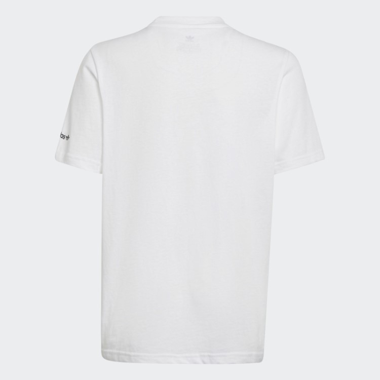 Adidas Camiseta Branca Com Estampa De Praia Stoked