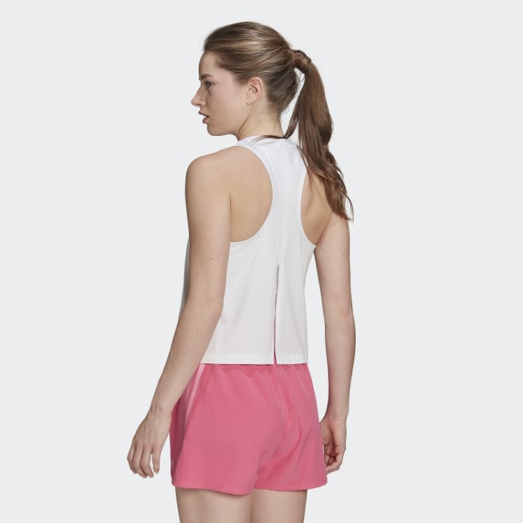 Regata Adidas Train Icons 3 Bar Logo Branca