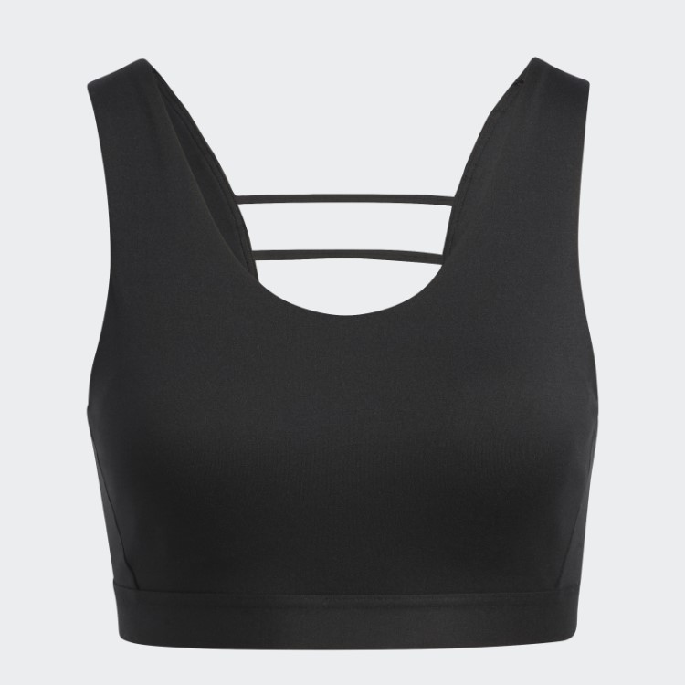 Sutiã Coreflow Luxe Suporte Médio Preto Adidas