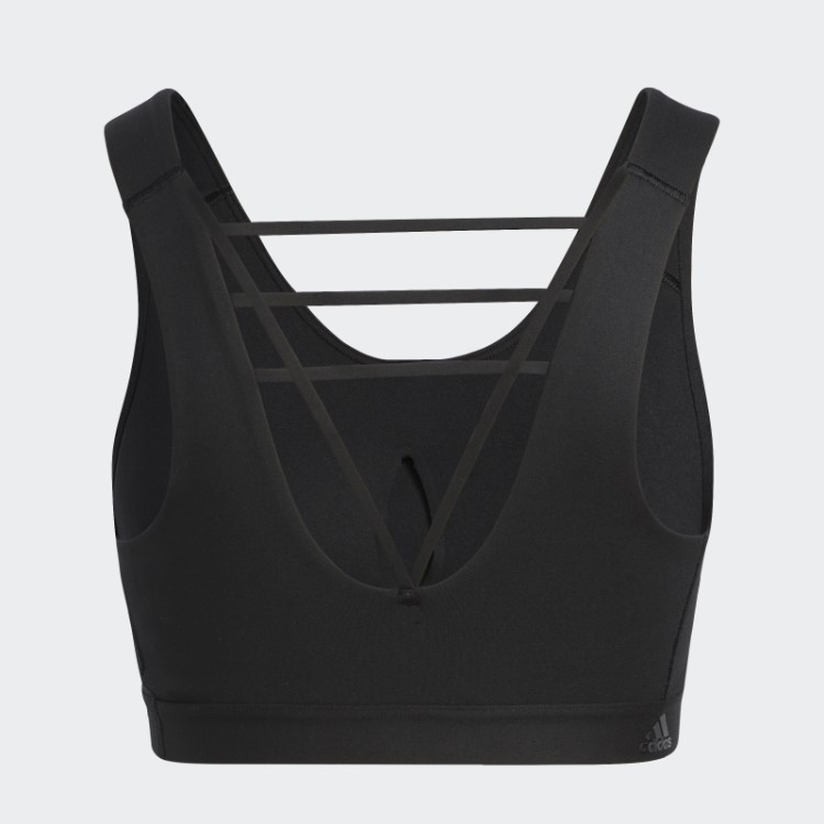 Sutiã Coreflow Luxe Suporte Médio Preto Adidas