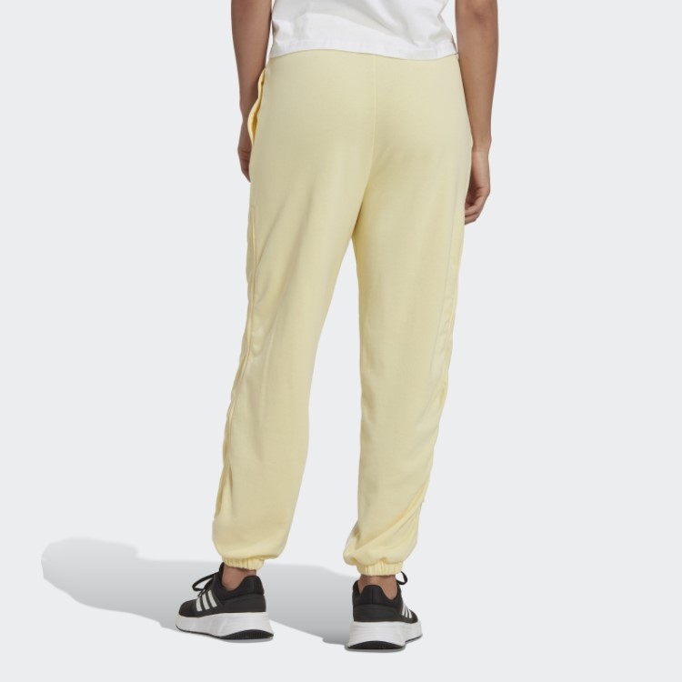 Calça Jogger Superdimensionada Com 3 Listras Hyperglam E Zíperes Laterais Amarelo Adidas