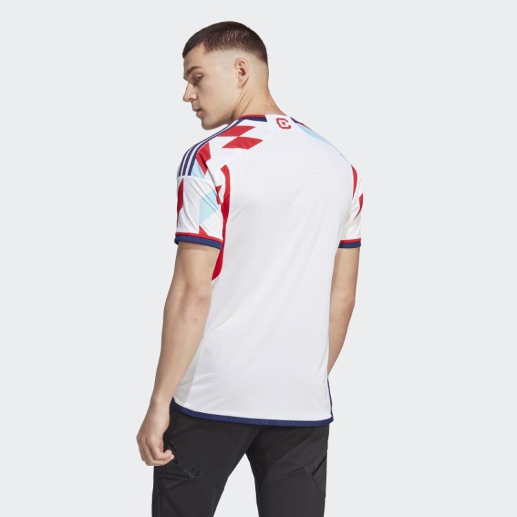 Chicago Fire 23/24 Away Camisa Autêntica Adidas Branca