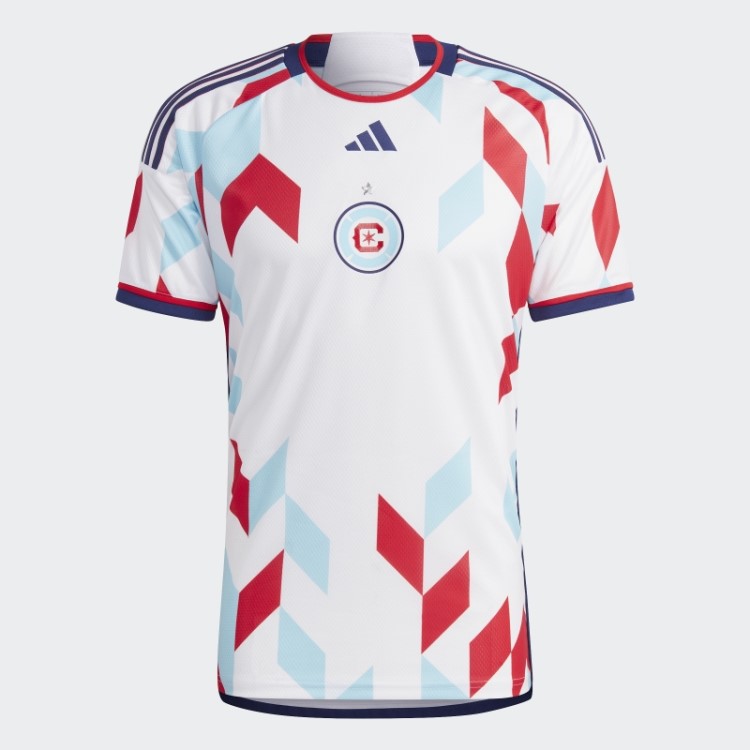 Chicago Fire 23/24 Away Camisa Autêntica Adidas Branca