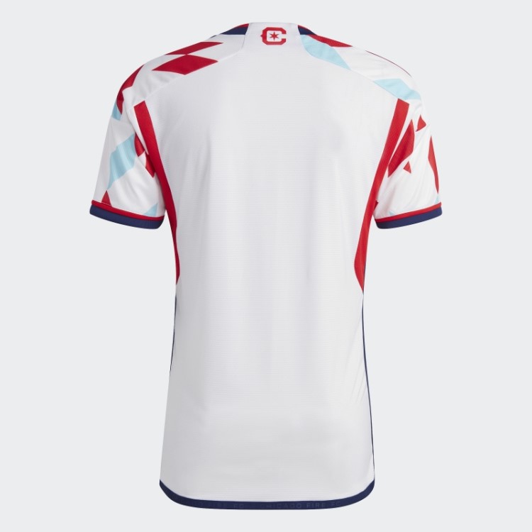 Chicago Fire 23/24 Away Camisa Autêntica Adidas Branca