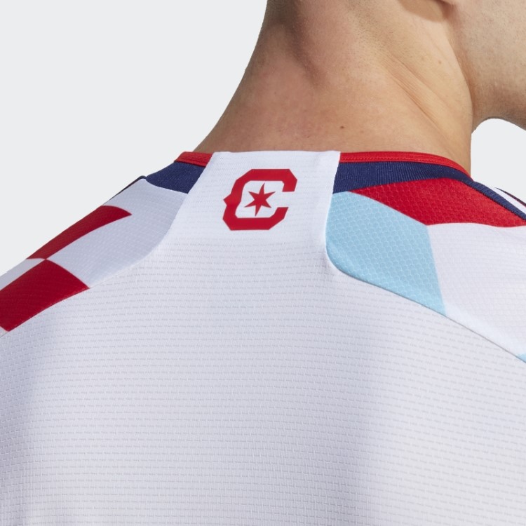 Chicago Fire 23/24 Away Camisa Autêntica Adidas Branca