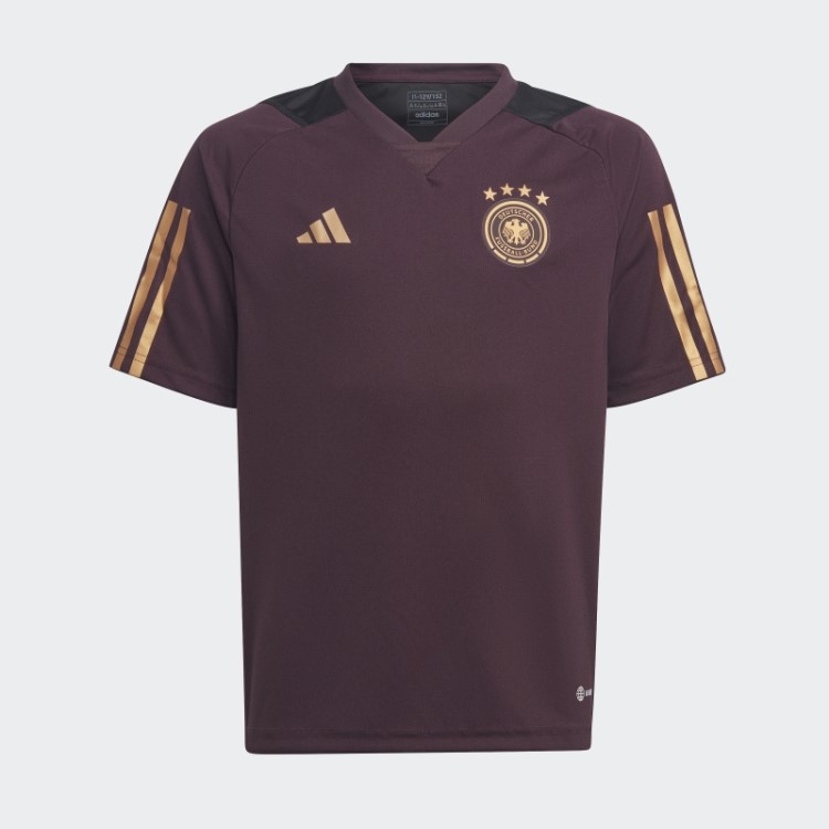 Camisa De Treino Adidas Alemanha Tiro 23 Marrom