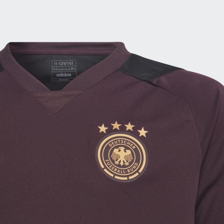 Camisa De Treino Adidas Alemanha Tiro 23 Marrom