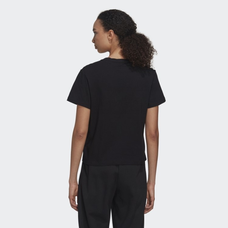 Camiseta Regular Com Estampa Allover Preta Adidas