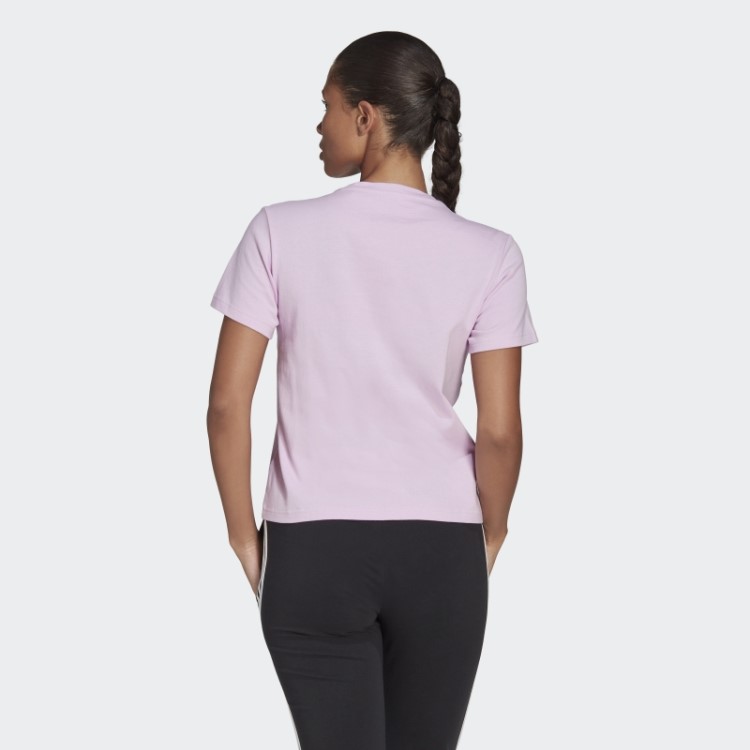Camiseta Regular Lilás Com Estampa Allover Da Adidas