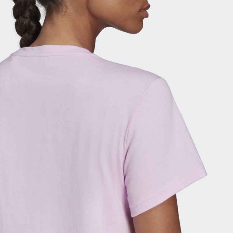 Camiseta Regular Lilás Com Estampa Allover Da Adidas