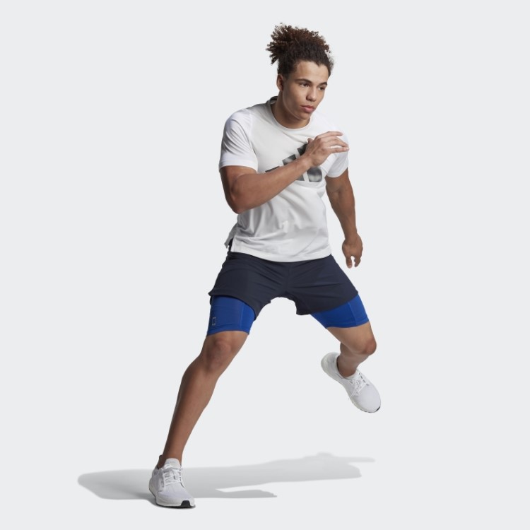 Shorts De Treino Hiit Spin Adidas Ink