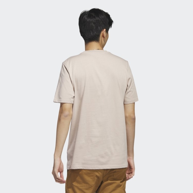 Camiseta Taupe Camo Manga Curta Adidas