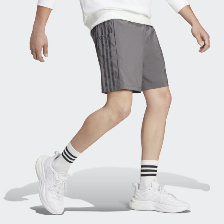 Short Aeroready Essentials Chelsea Com As Três Listras Cinza Adidas