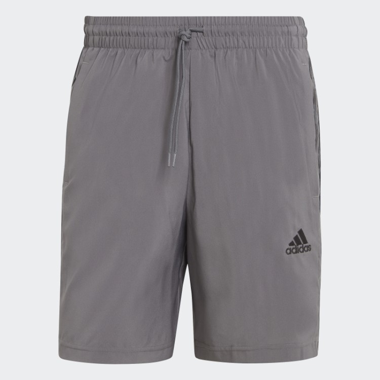 Short Aeroready Essentials Chelsea Com As Três Listras Cinza Adidas