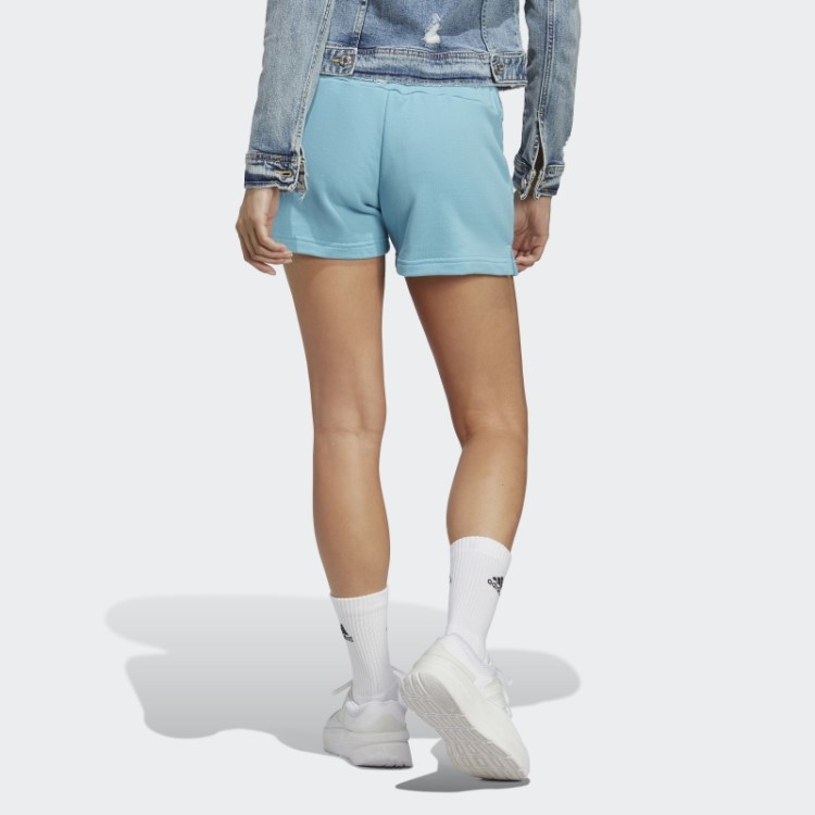 Shorts Terry Francês Linear Essencial Adidas Azul