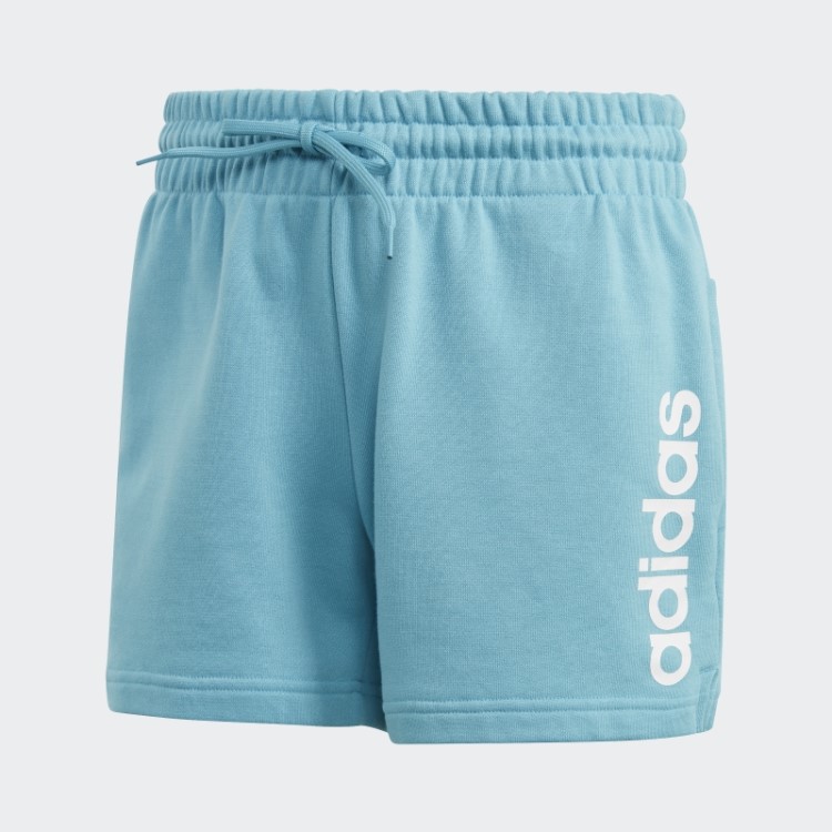 Shorts Terry Francês Linear Essencial Adidas Azul
