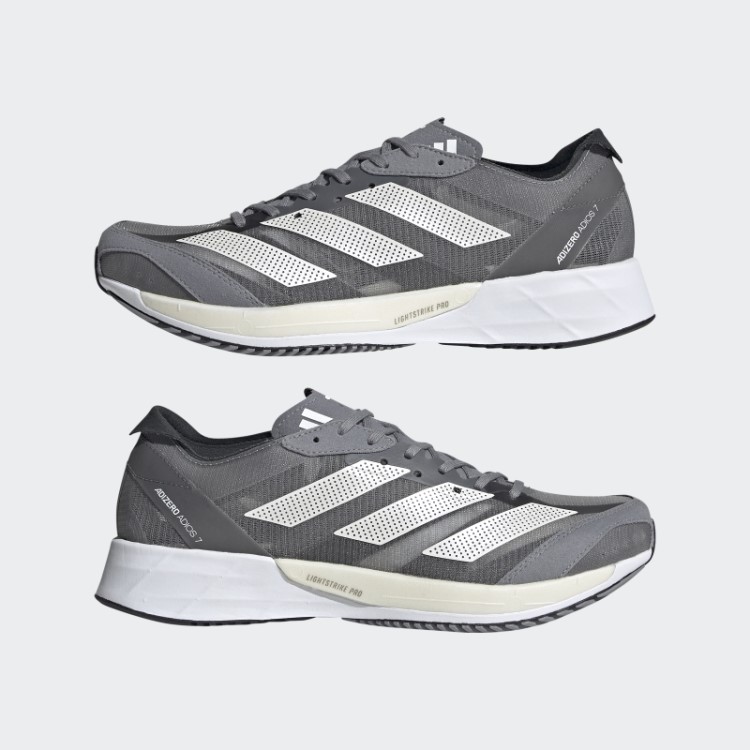 Tênis De Corrida Adidas Adizero Adios 7 Cinza